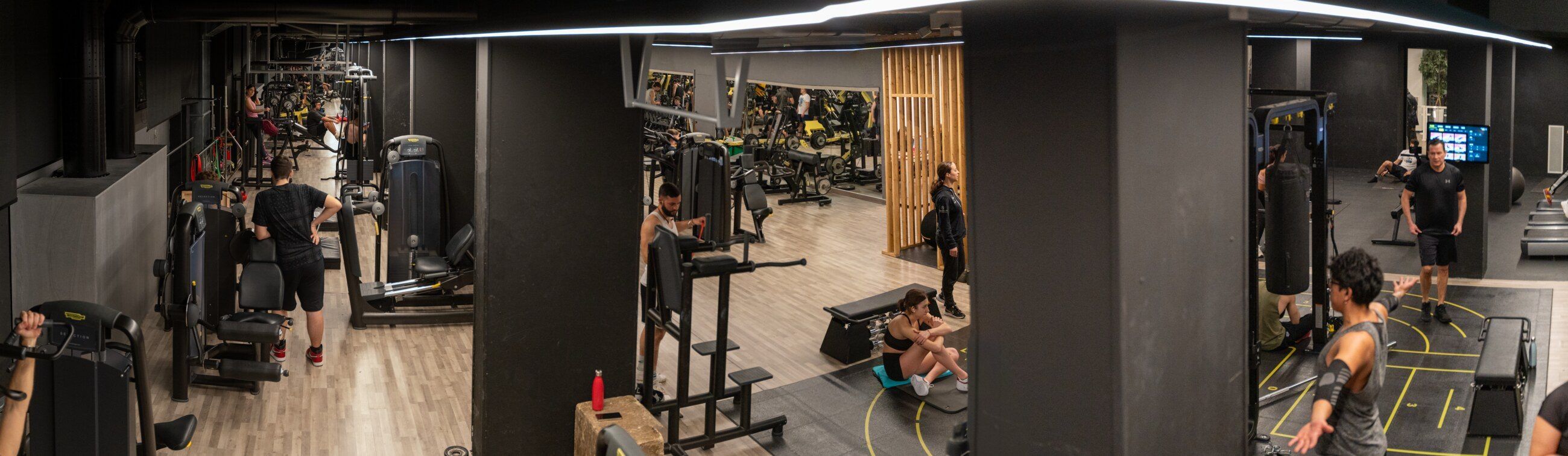 Il gym floor di Lume Macerata visto per intero