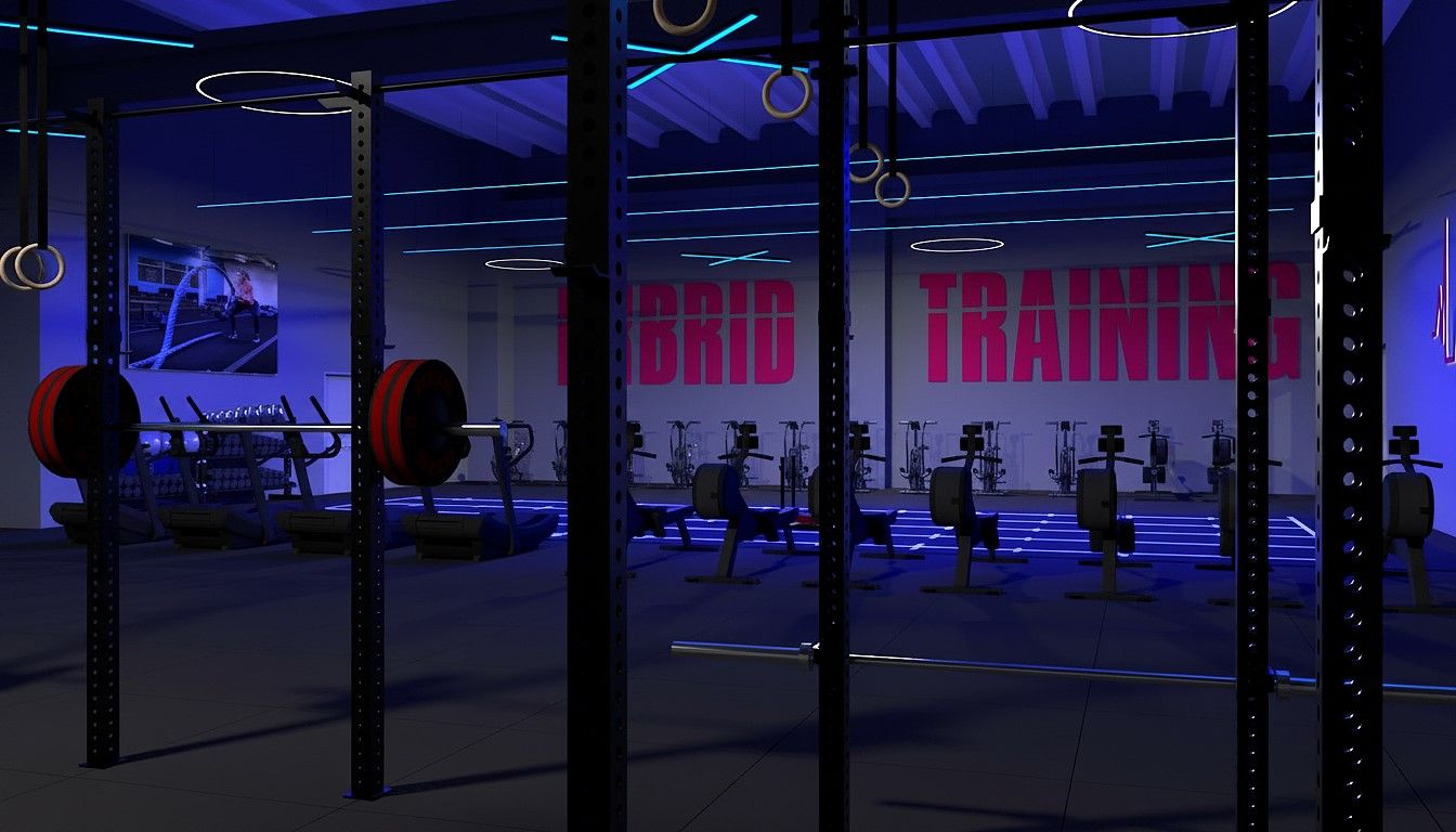 Box Hyrox — la parete hybrid training